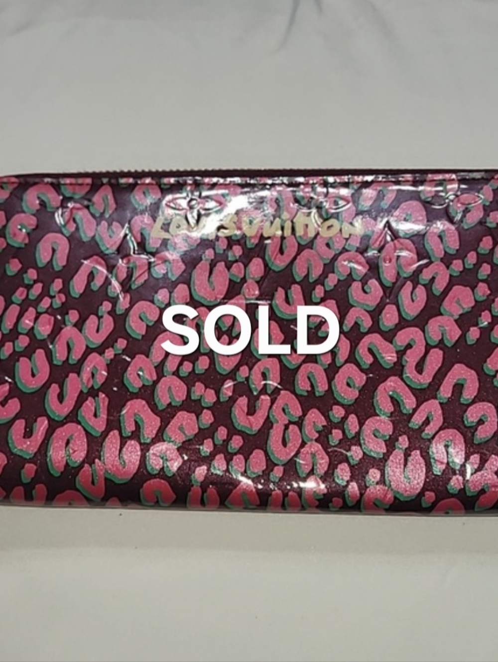 SOlD Louis Vuitton Bordeaux Vernis Zippy Wallet